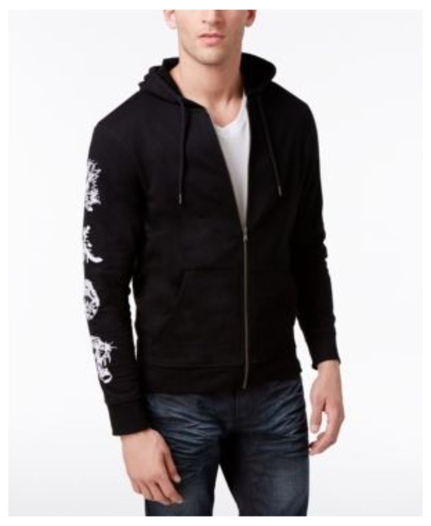 Inc International Concepts Men's Embroidered-Sleeve Hoodie, Created for Macy's