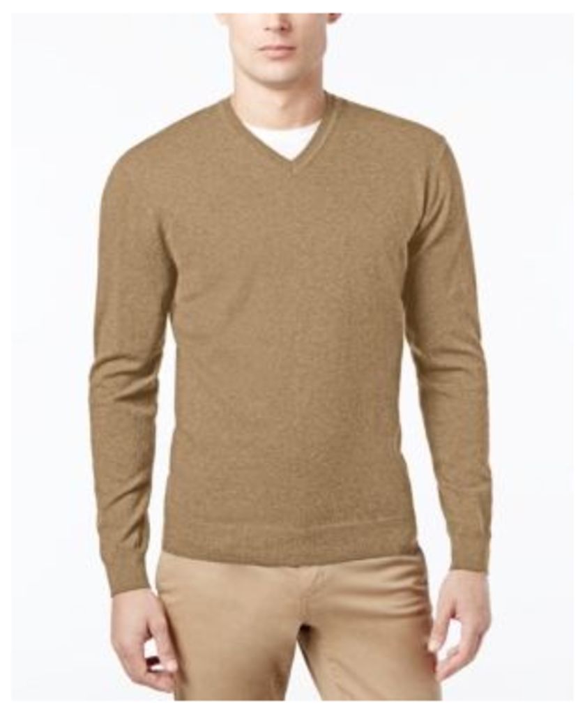 Club Room Men's Knit V-Neck Sweater, Created for Macy's