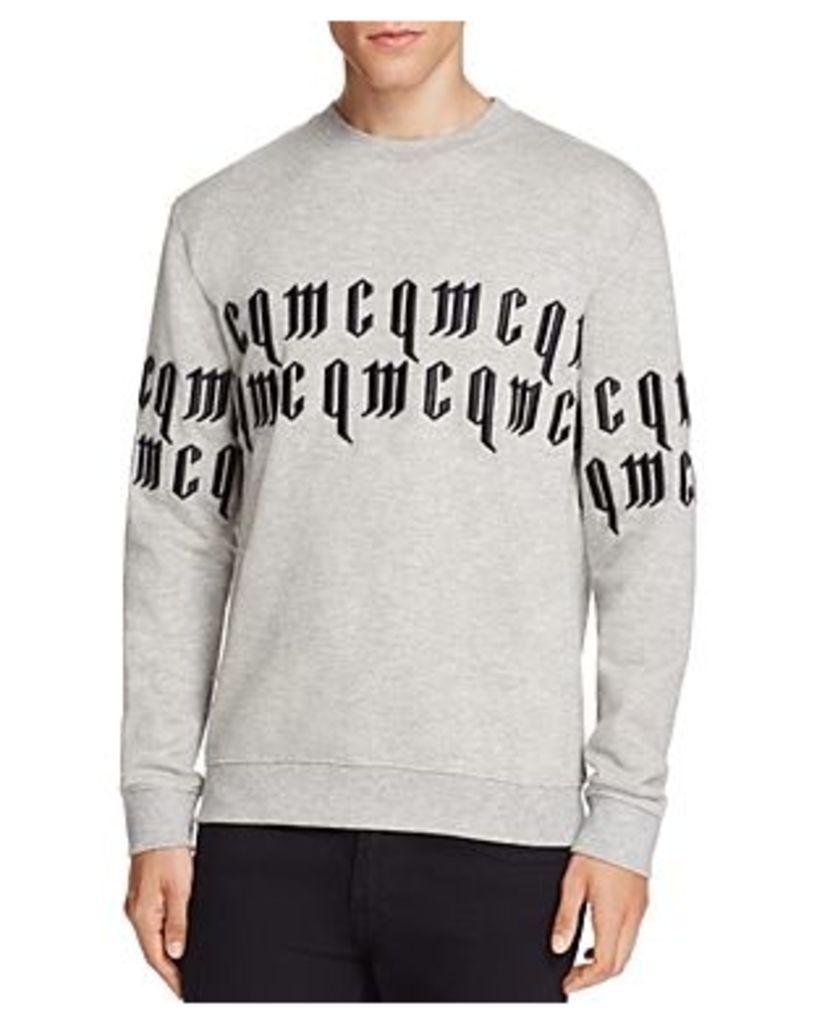 McQ Alexander McQueen Embroidered Typography Sweatshirt
