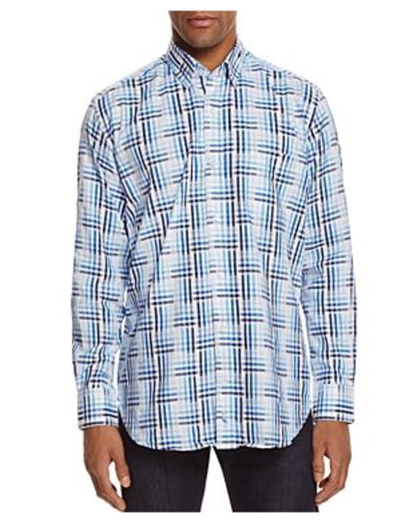 TailorByrd Great Basin Check Classic Fit Button-Down Shirt