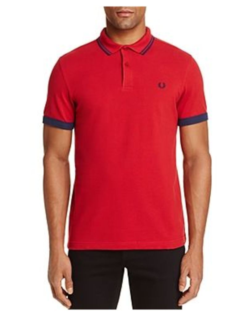 Fred Perry Ringer-Cuff Pique Polo Shirt