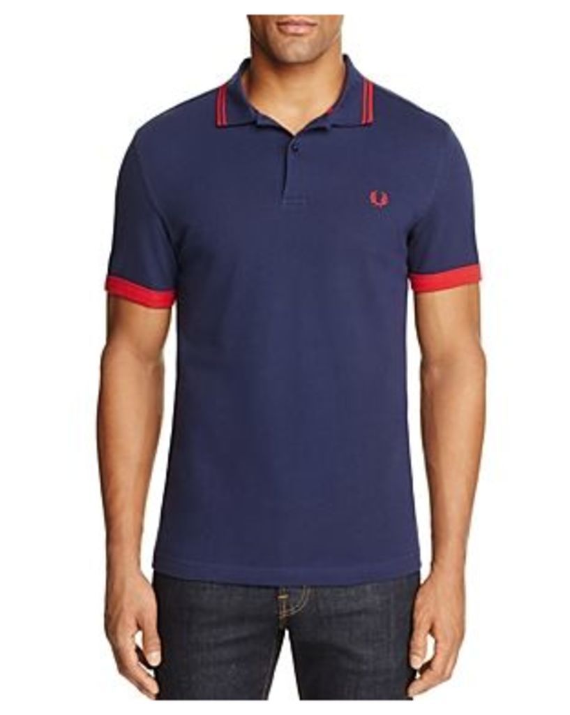 Fred Perry Ringer-Cuff Pique Polo Shirt