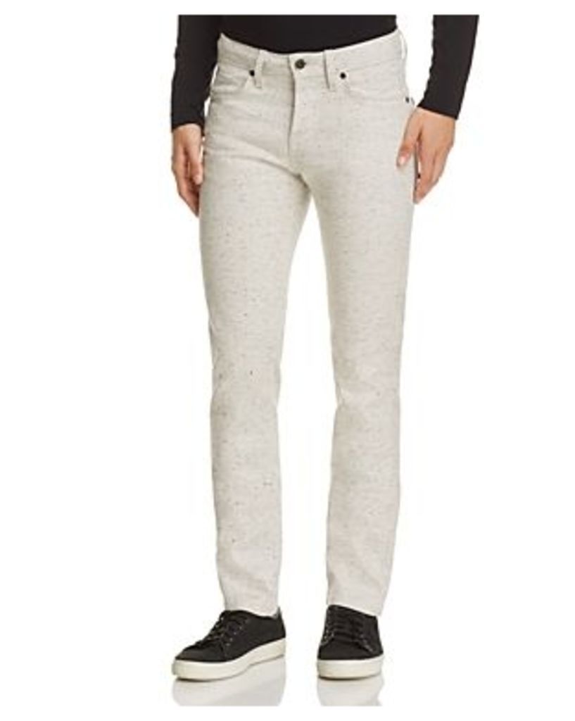 Naked & Famous Superskinny Guy Speckled Super Slim Fit Jeans in White