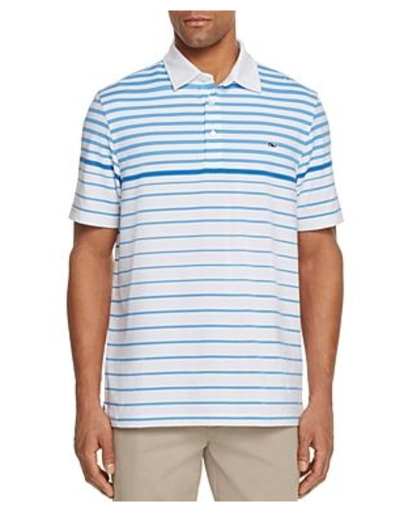 Vineyard Vines Performance McEver Striped Classic Fit Polo Shirt