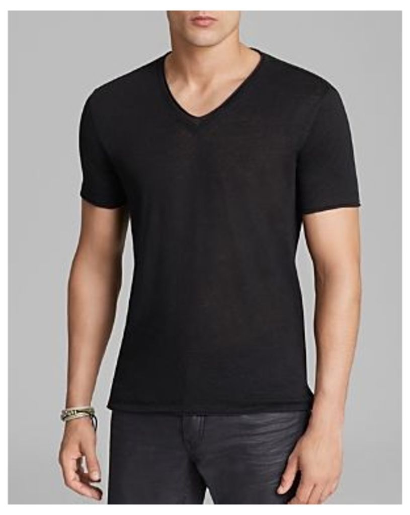 John Varvatos Collection Double-Layer V-Neck Tee