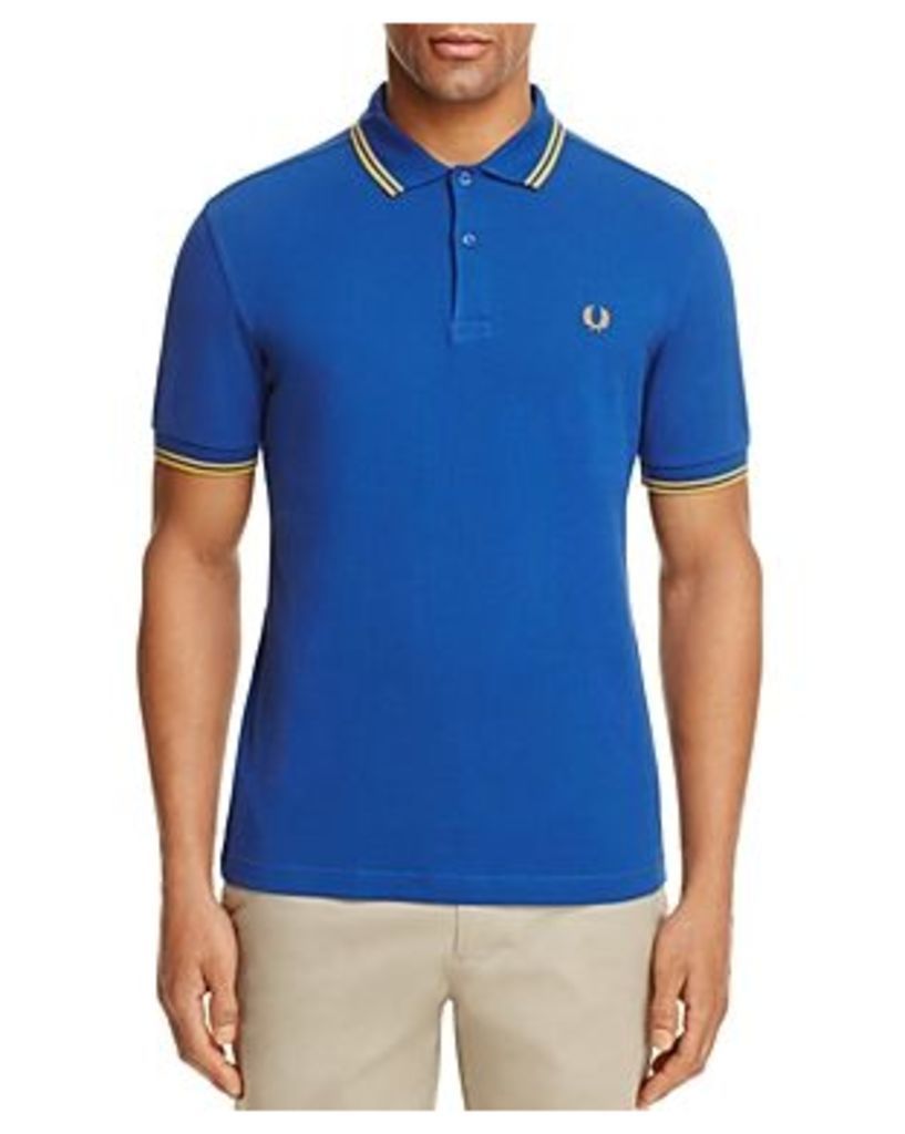 Fred Perry Tipped Pique Slim Fit Polo Shirt