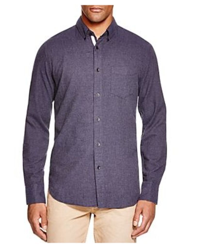 rag & bone Standard Issue Lightweight Flannel Regular Fit Button-Down Shirt