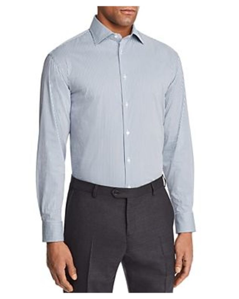 Emporio Armani Multi Color Check Slim Fit Button-Down Shirt