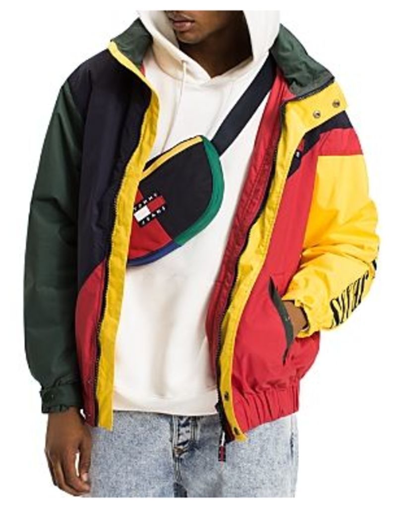 Tommy Hilfiger Tommy Jeans 90's Color-Blocked Hooded Sailing Jacket