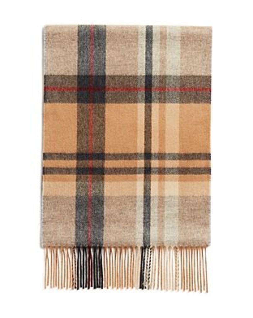 The Men's Store at Bloomingdale's Cashmere Big Plaid Scarf - 100% Exclusive