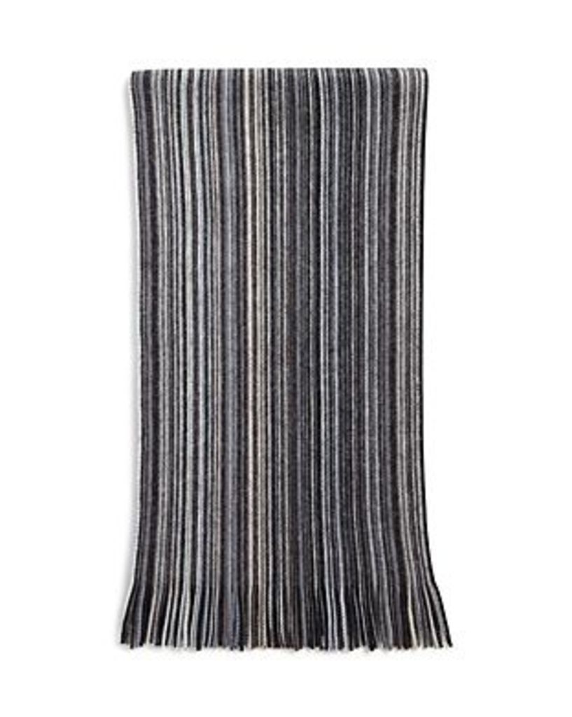 The Men's Store at Bloomingdale's Multi-Color-Stripe Wool Scarf - 100% Exclusive