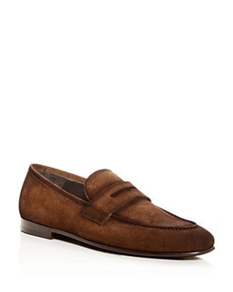 Men's Enzo Suede Penny Loafers
