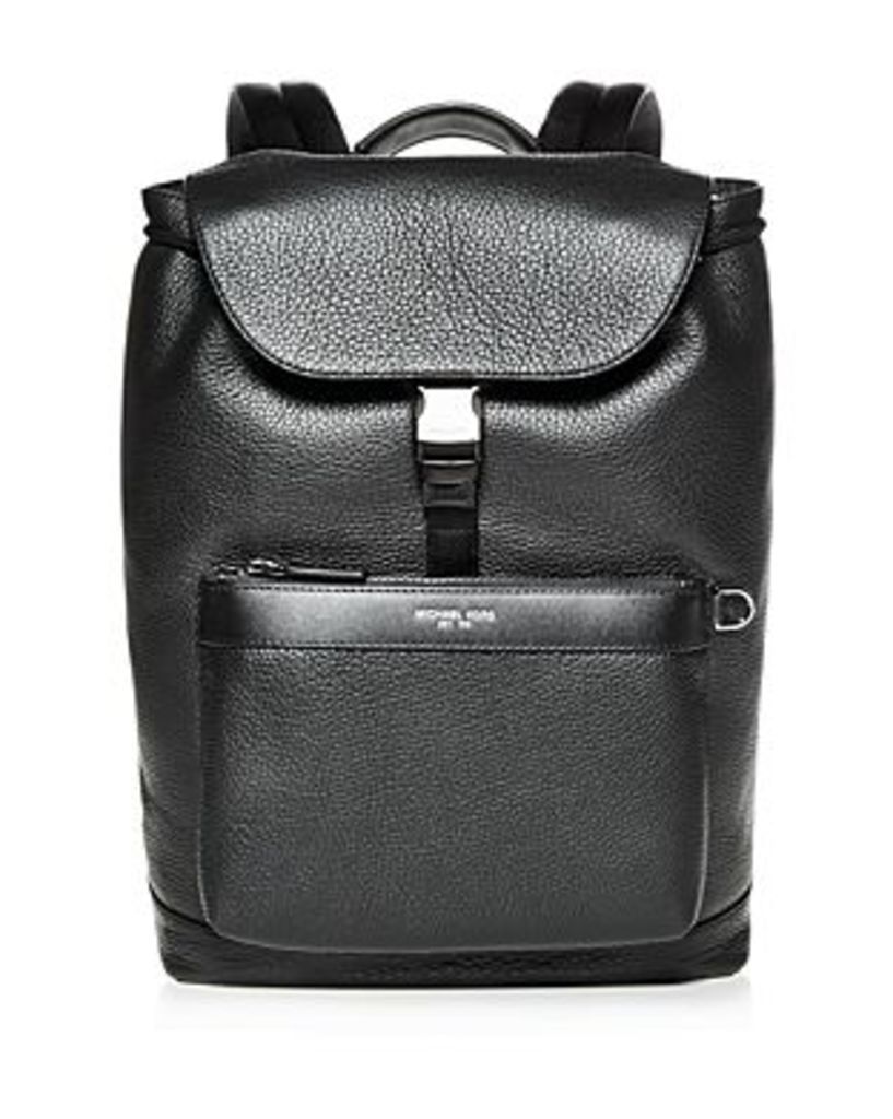 Michael Kors Greyson Pebbled Leather Field Backpack