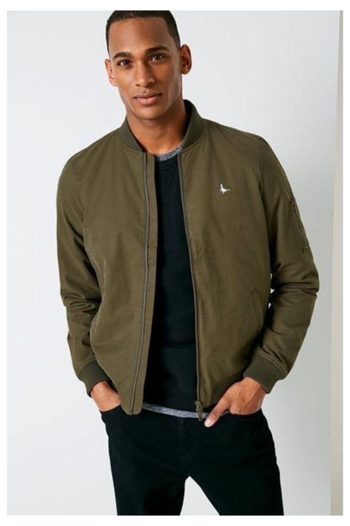 RAME COTTON BOMBER OLIVE