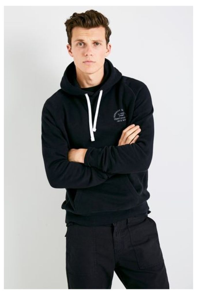 BATSFORD POPOVER HOODIE BLACK