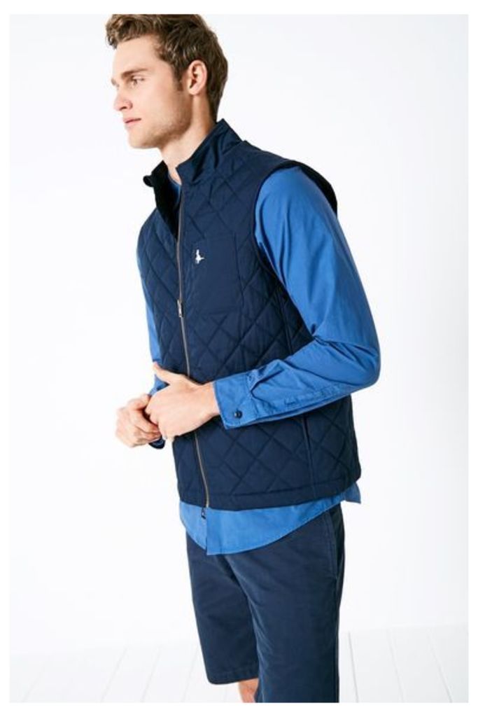 CROXDALE QUILTED GILET NAVY
