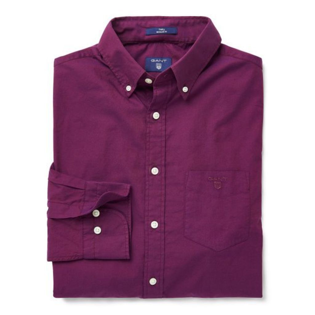 Weekend Twill Shirt - Purple Grape