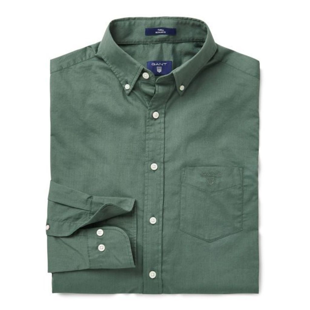 Weekend Twill Shirt - Pine Green