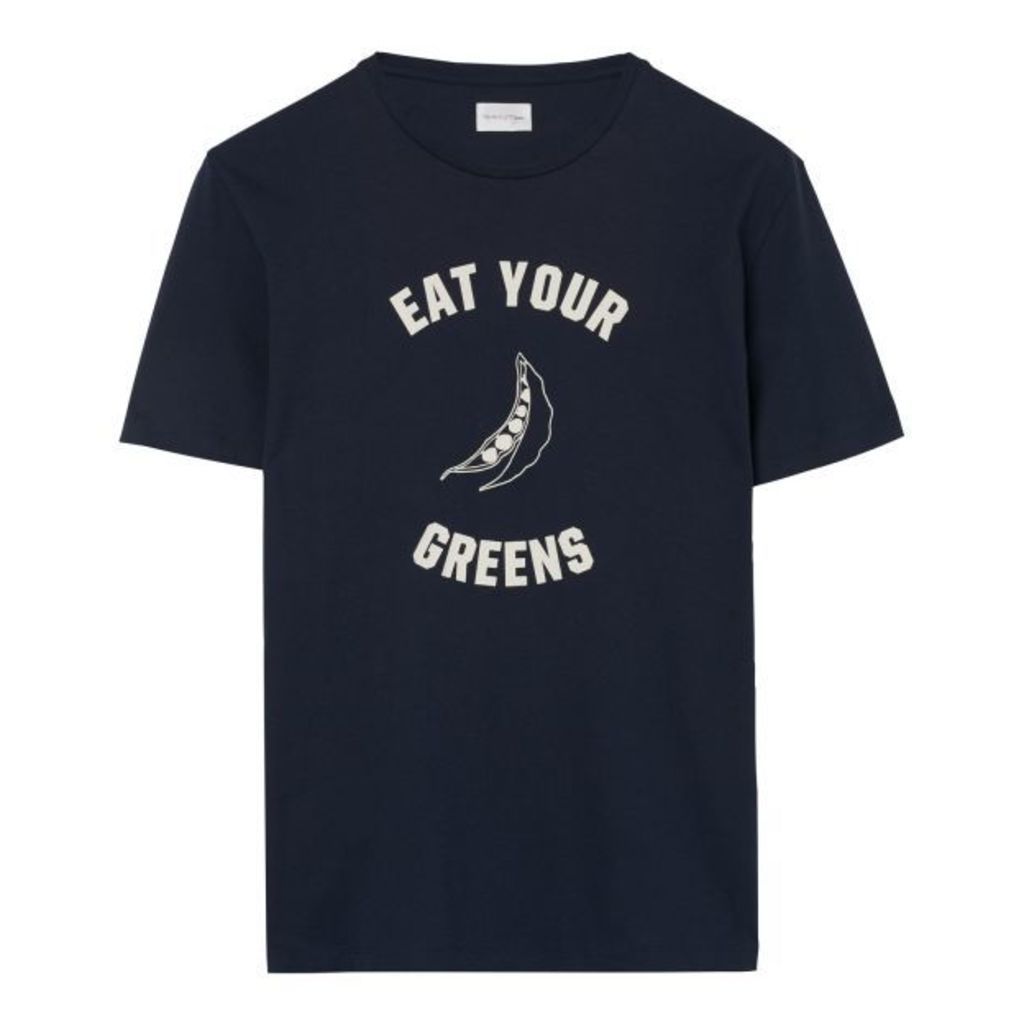 Eat Your Greens Tee - Navy