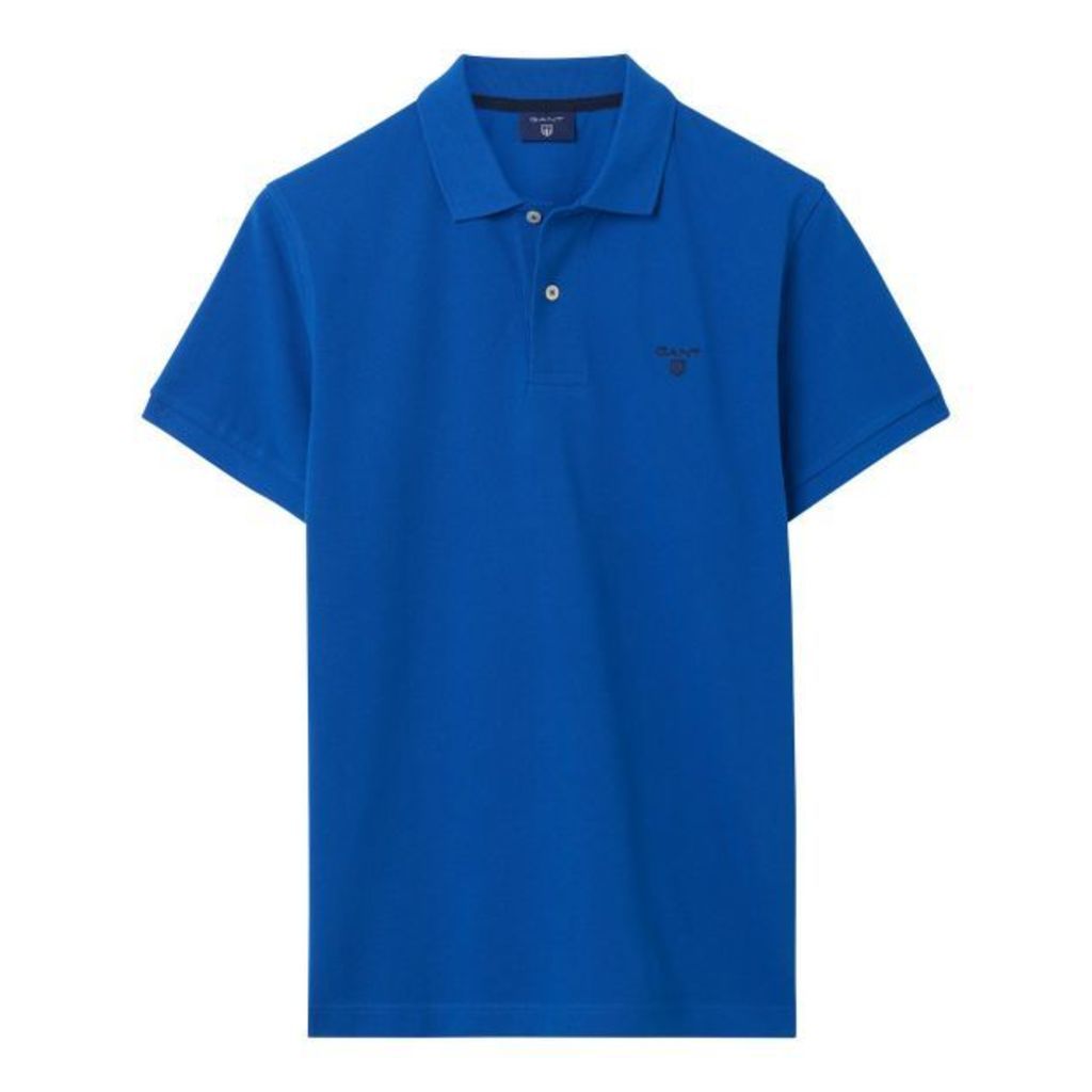 Summer Polo Shirt - Nautical Blue