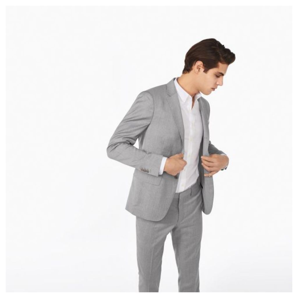 Travel Suit Blazer - Grey Melange