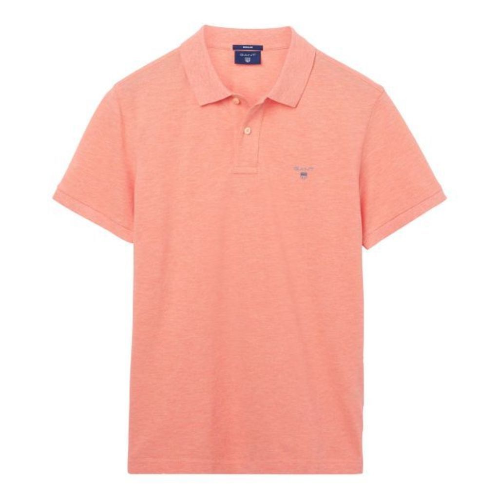 Polo Shirt - Shell Pink Melange