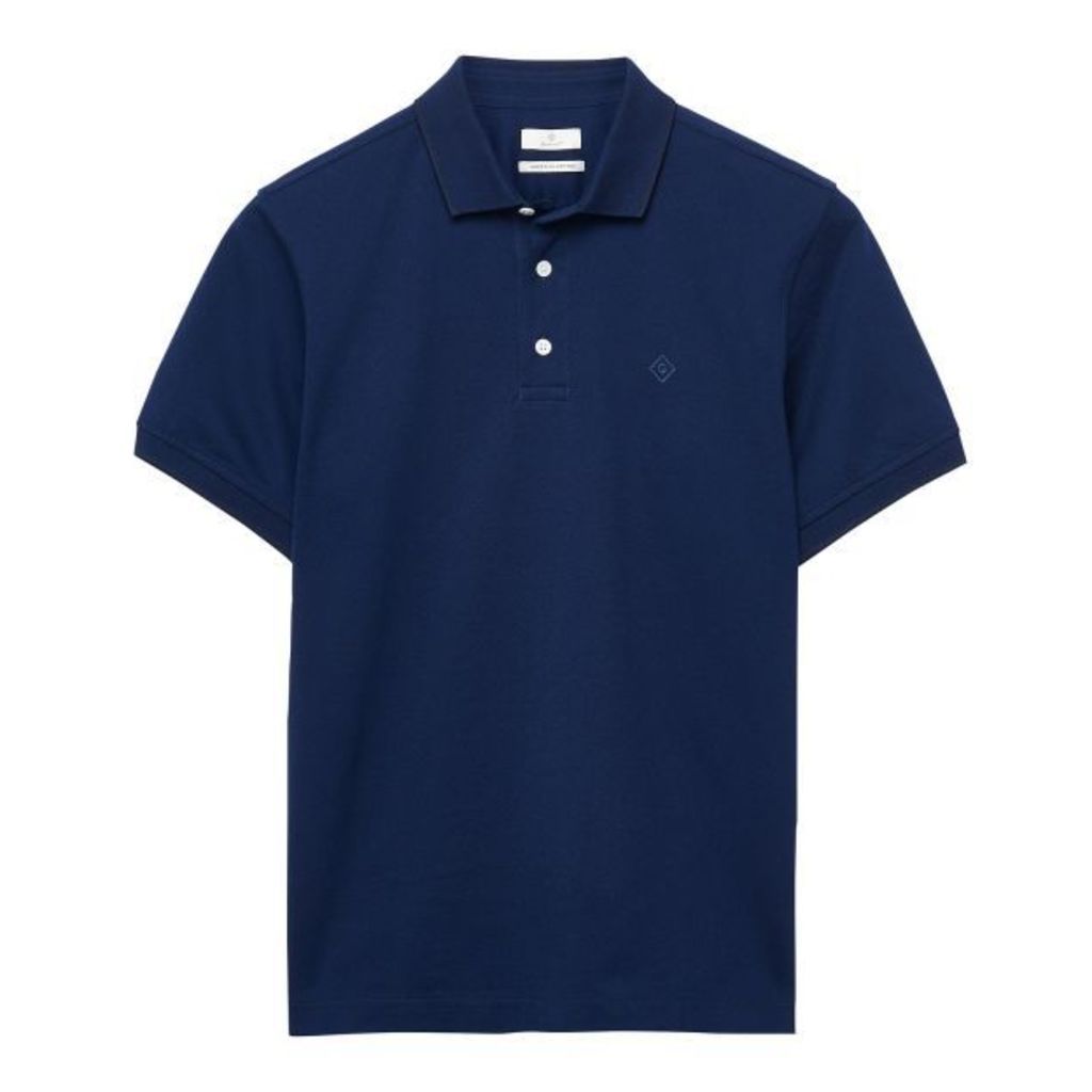 Pima Cotton Polo Shirt - Luminary Navy