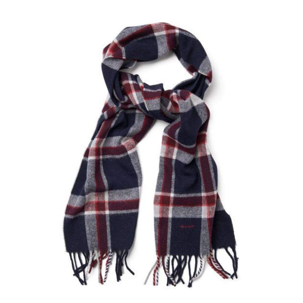 Check Scarf - Classic Blue