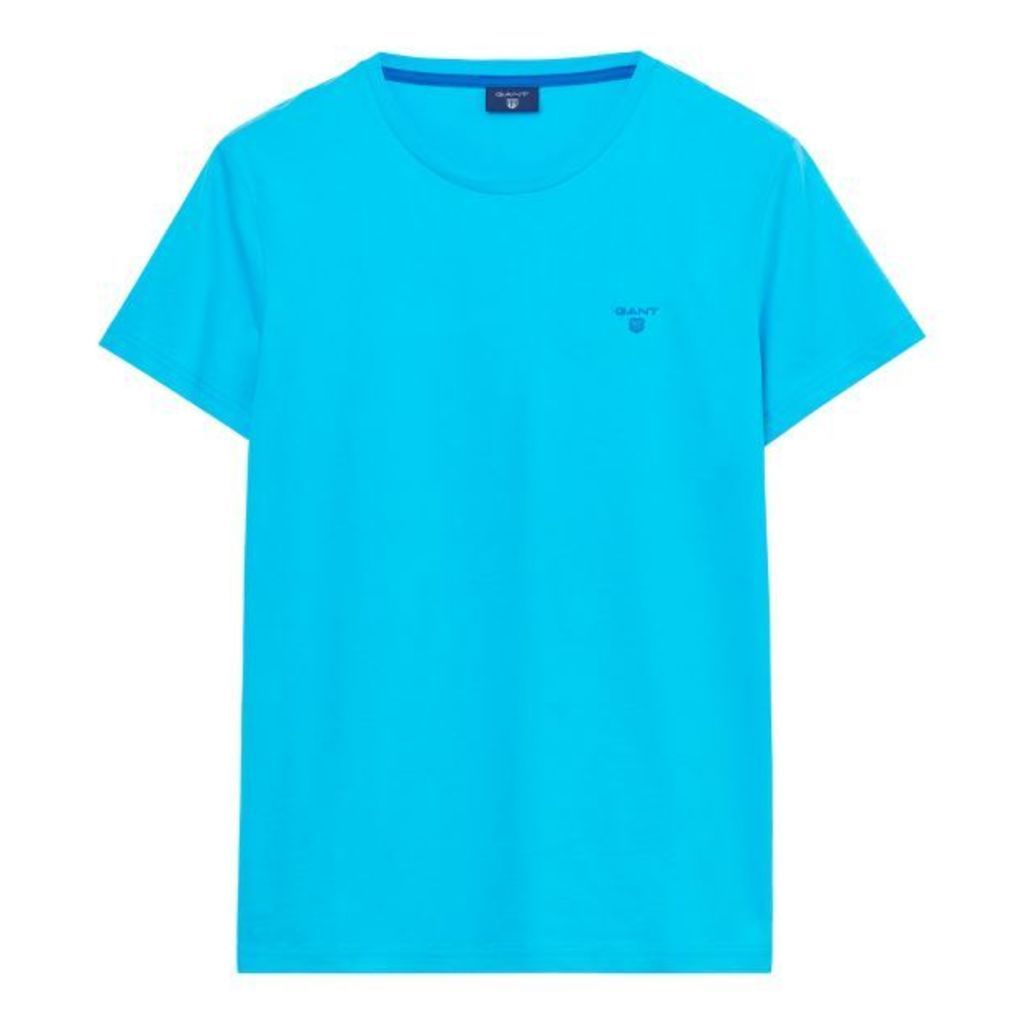 Short-sleeved Logo T-shirt - Sage Blue