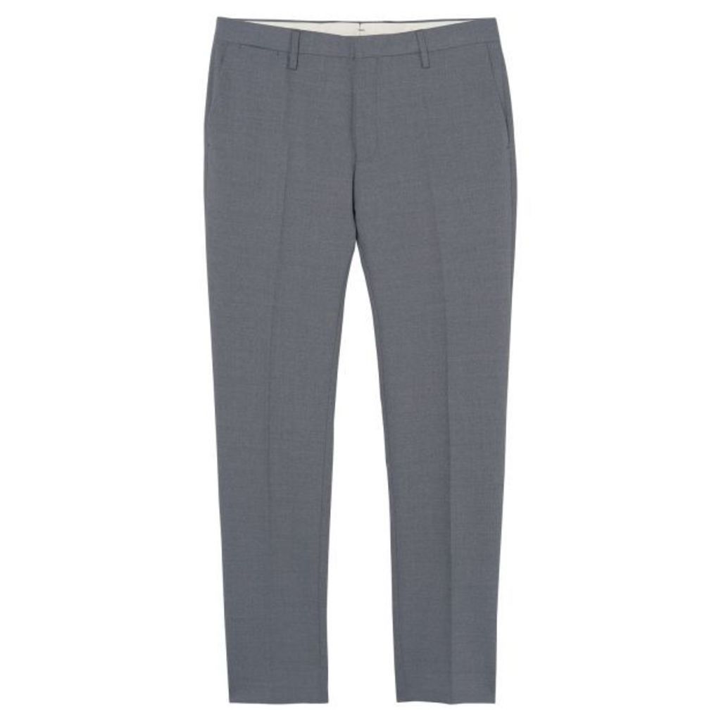 Tailored Fit Club Trousers - Dark Grey Melange