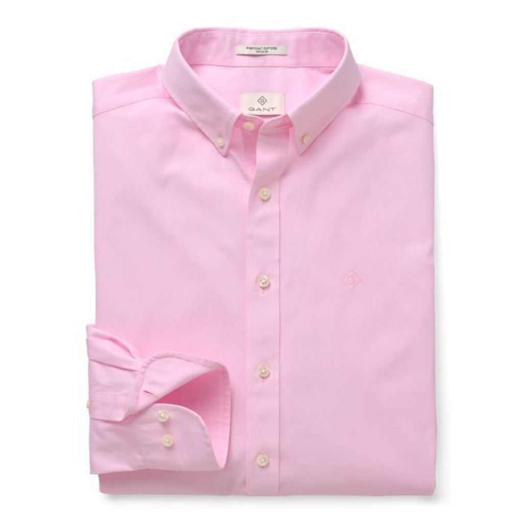 Regular Fit Pinpoint Oxford Shirt - California Pink