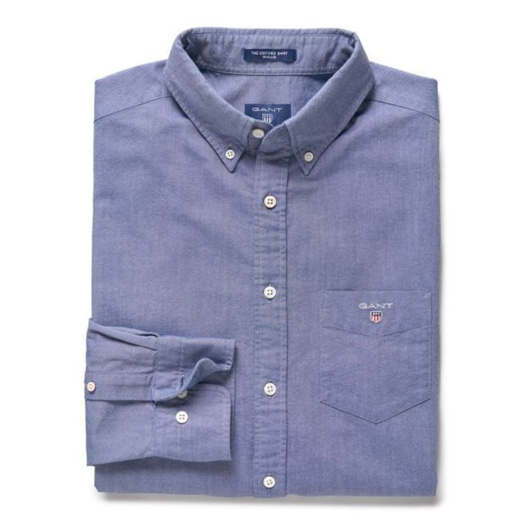 Regular Fit Oxford Shirt - Persian Blue
