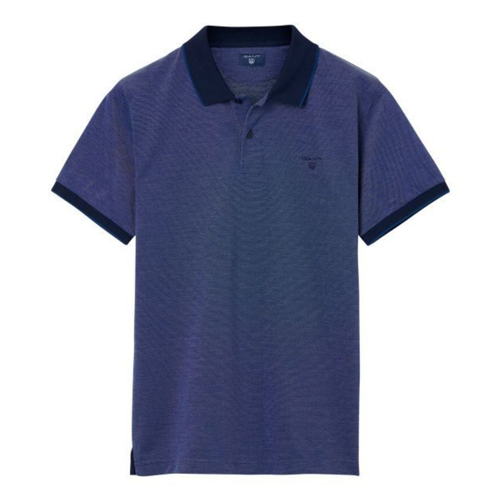 Four-color Polo Shirt - Persian Blue