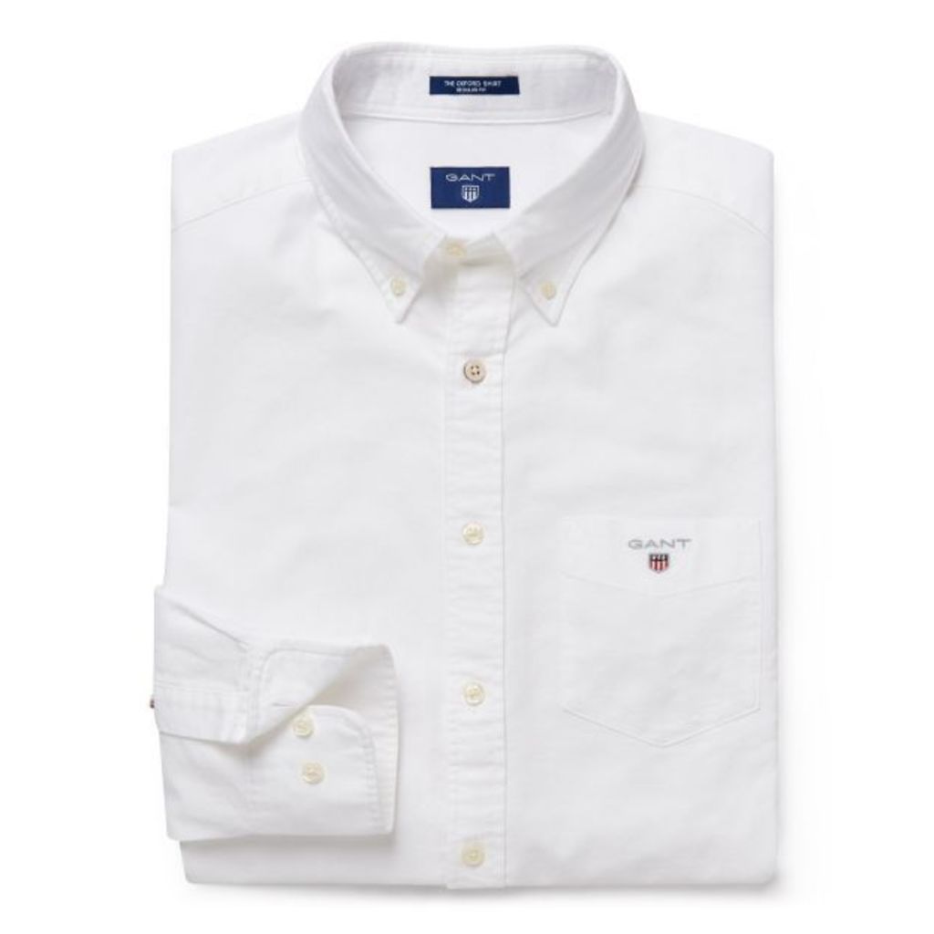Regular Fit Oxford Shirt - White