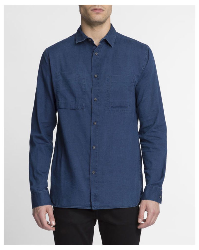 Dark Blue Warren Shirt