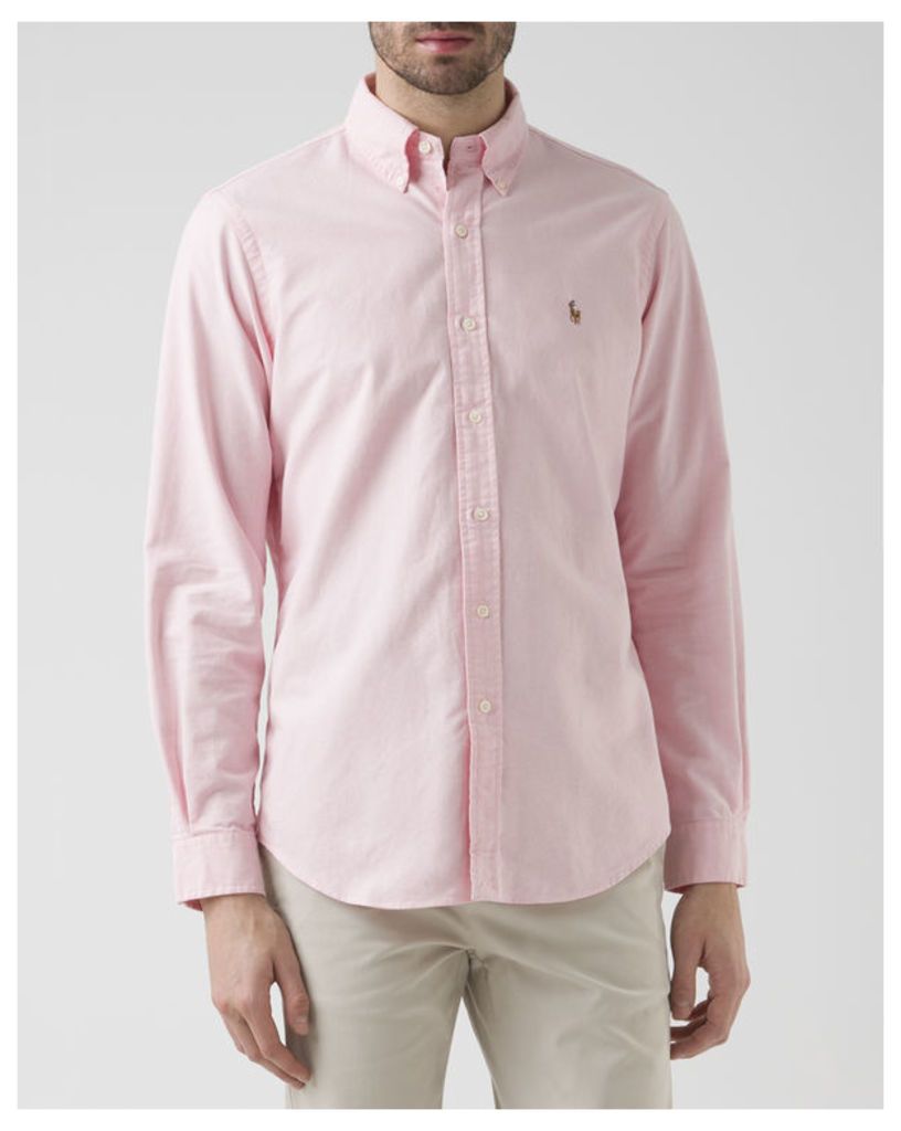 Pink Custom Fit Oxford Shirt