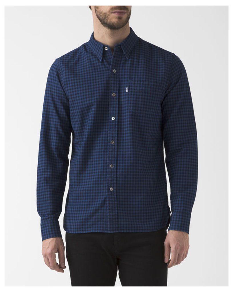 Blue Gingham Oxford Shirt