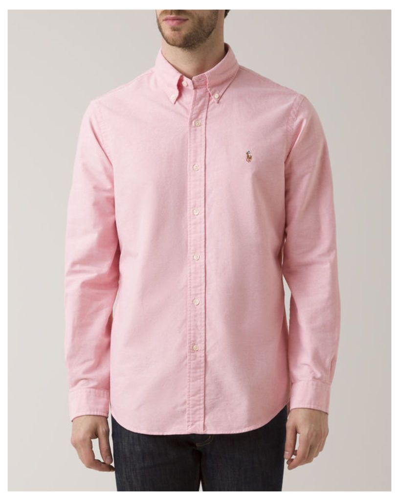 Coral Custom Fit Oxford Shirt