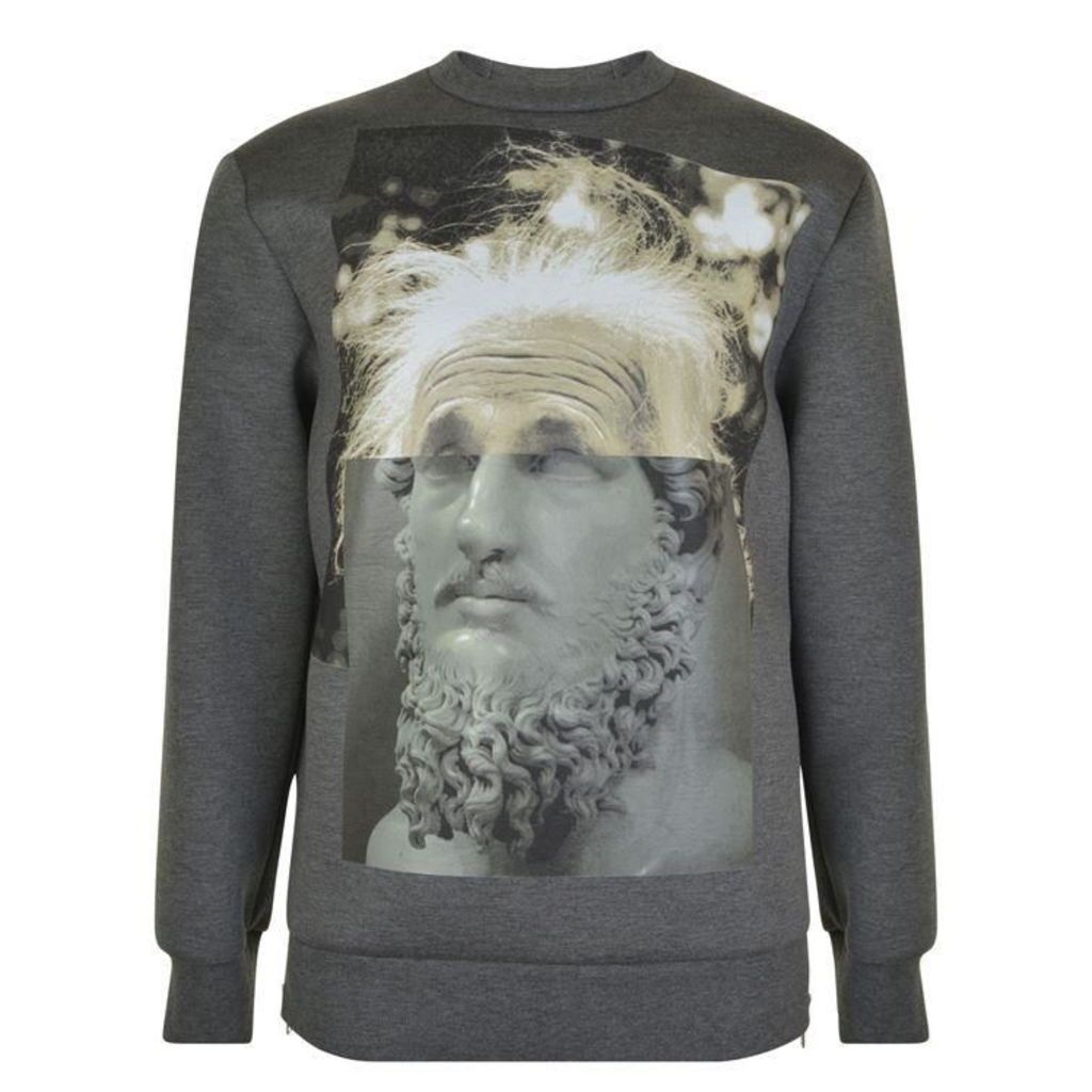 NEIL BARRETT Einstein Print Sweatshirt