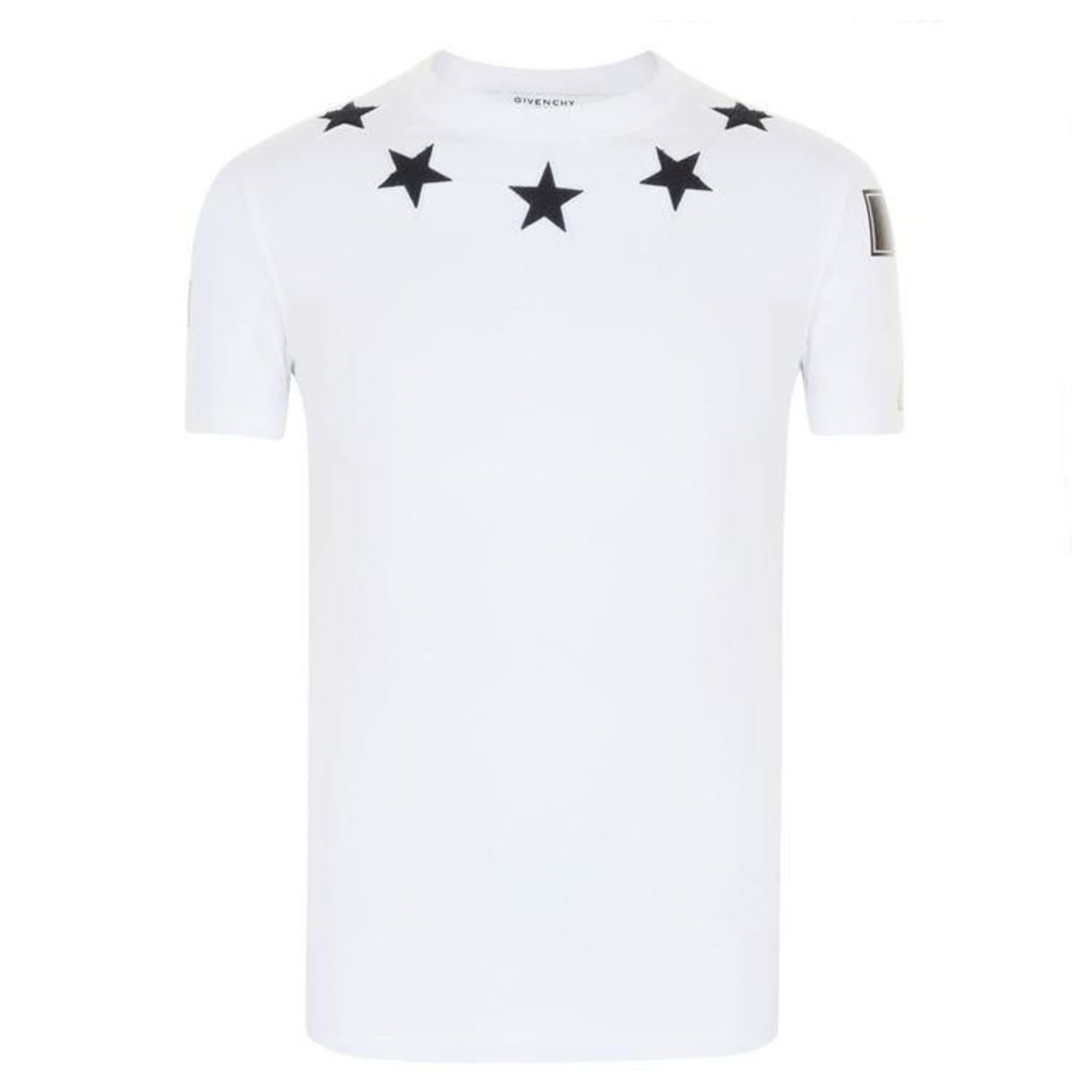 GIVENCHY Star Applique T Shirt