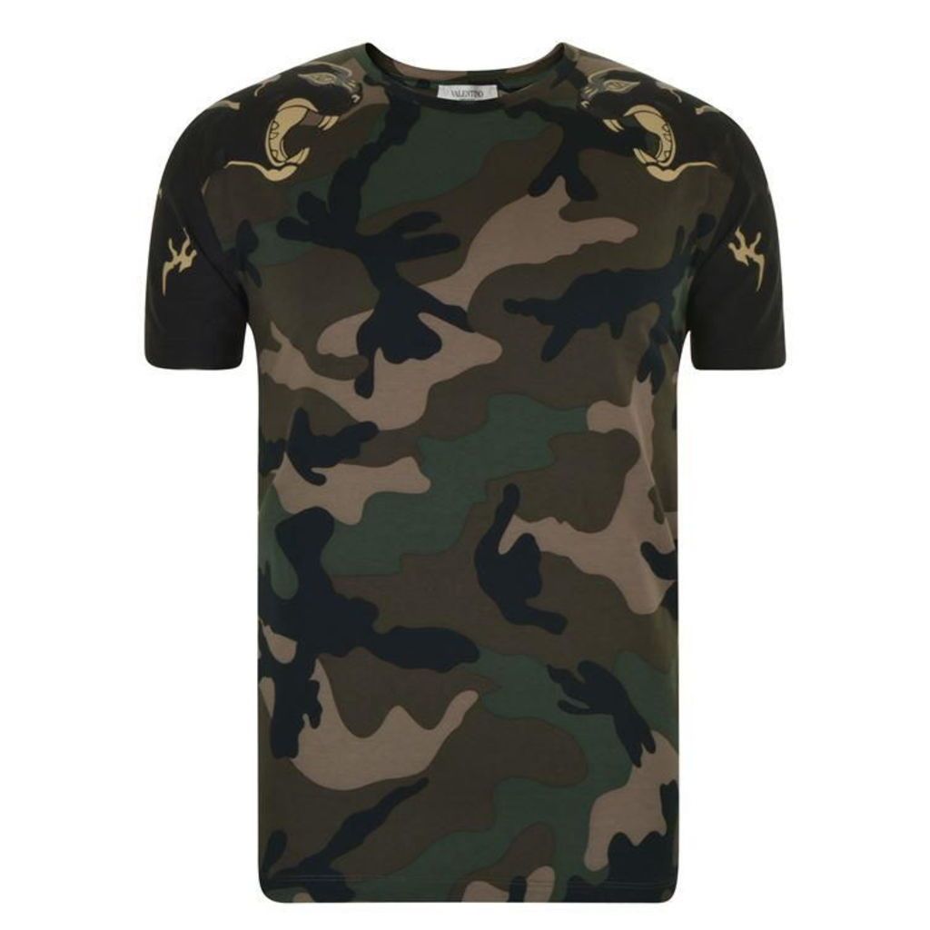 VALENTINO Camouflage Sport T Shirt
