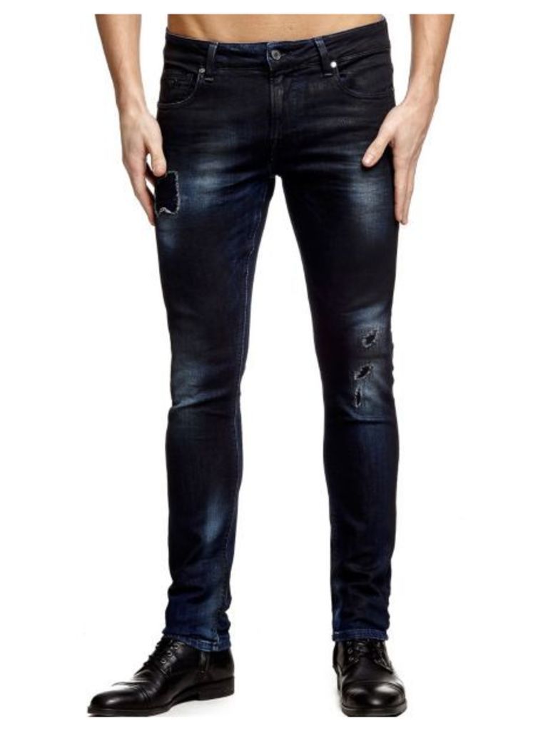 Guess Superskinny Jeans With Patches