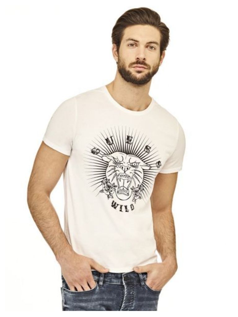 Guess T-Shirt With Print On The Front