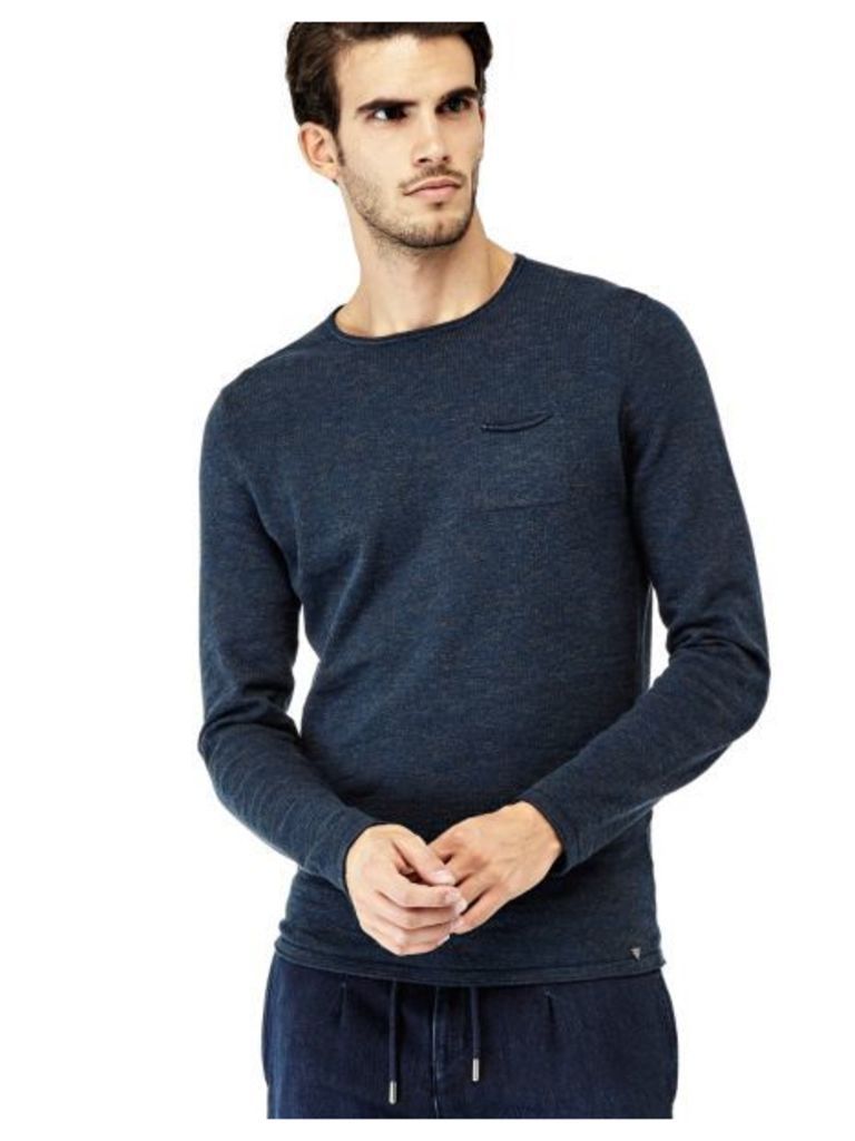 Guess Cotton Sweater With Pocket