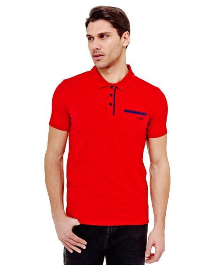 Guess Classic Polo Shirt With Pocket