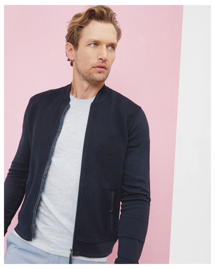 Ted Baker Quilted bomber Navy