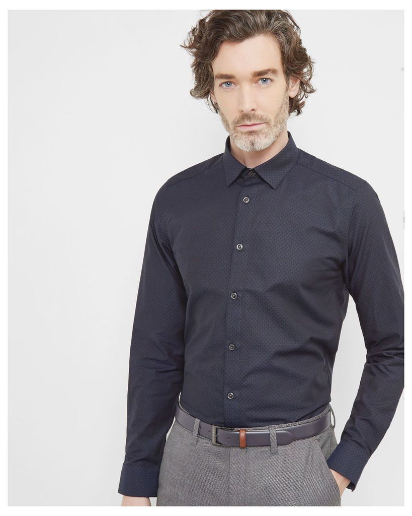 Ted Baker Oxford cotton shirt Navy