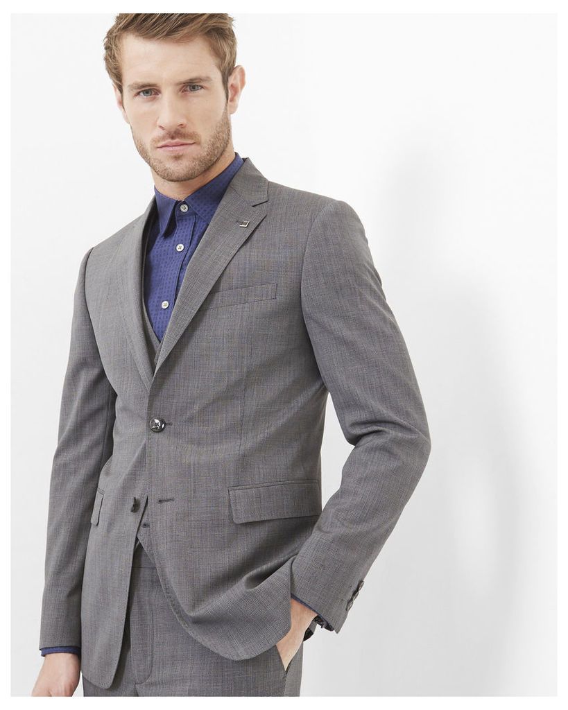 Ted Baker Debonair modern fit wool jacket Grey