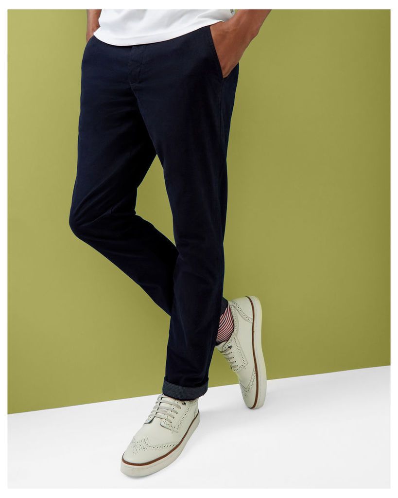 Ted Baker Classic fit chinos Navy