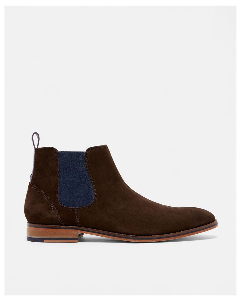 Ted Baker Leather Chelsea boots Brown Suede